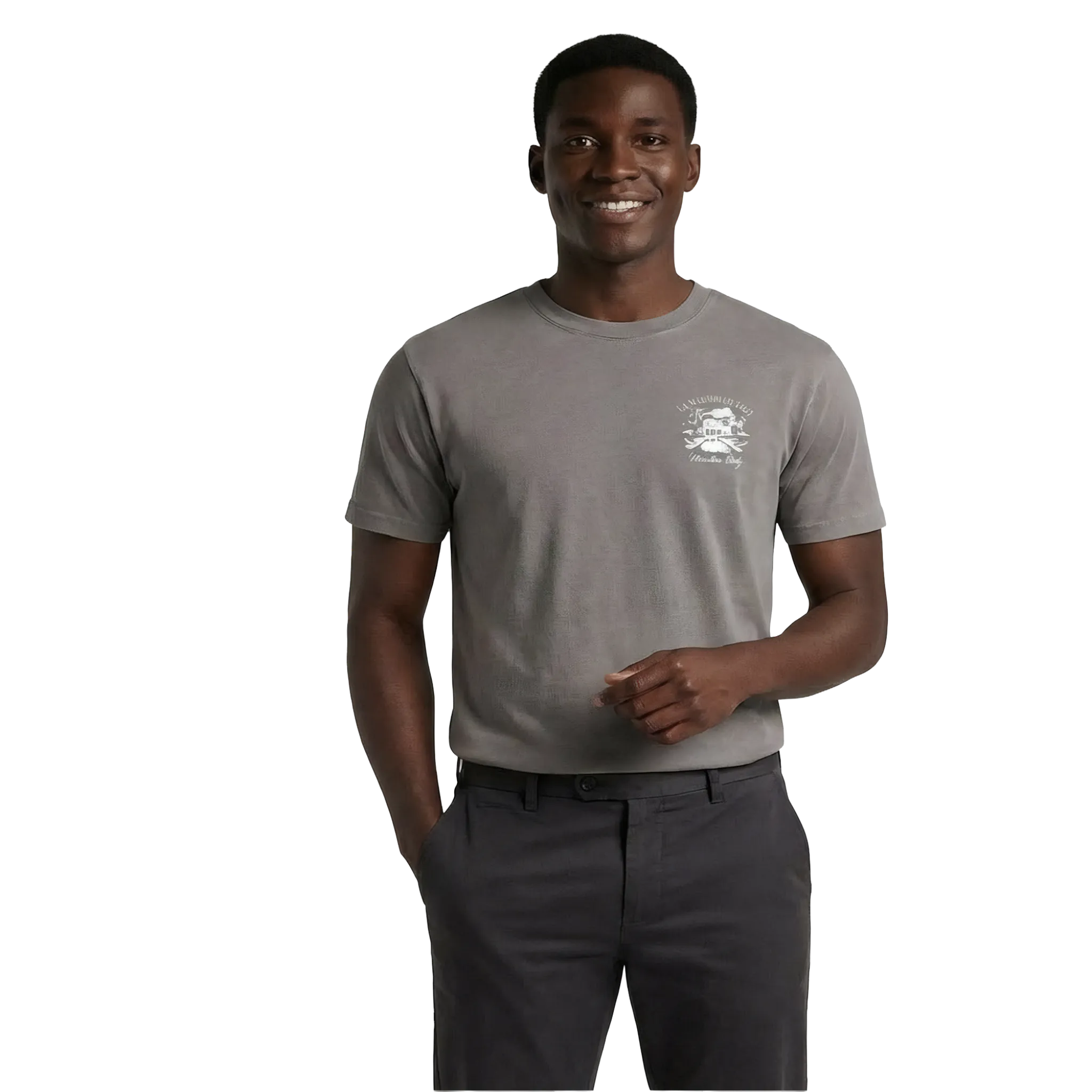 LA MAISON MEN'S T-SHIRT - VINTAGE GREY