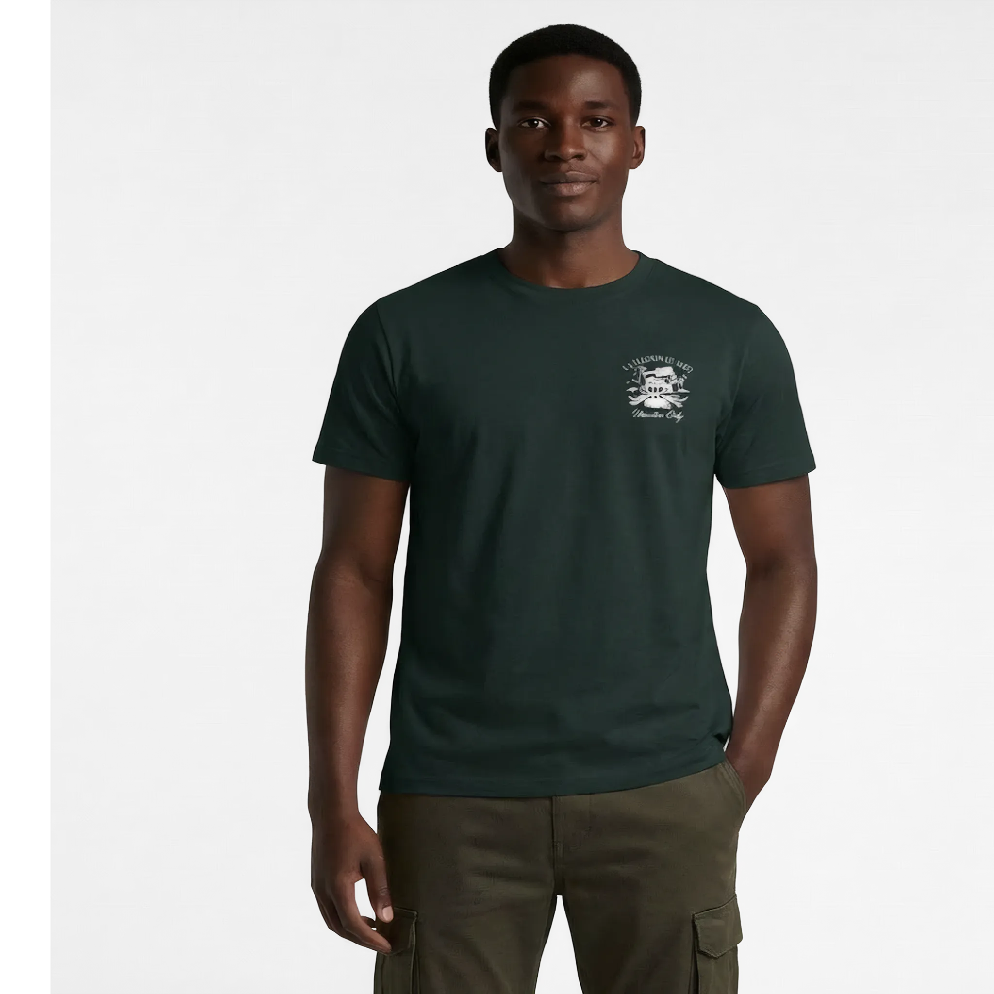 LA MAISON MEN'S T-SHIRT - PINE GREEN