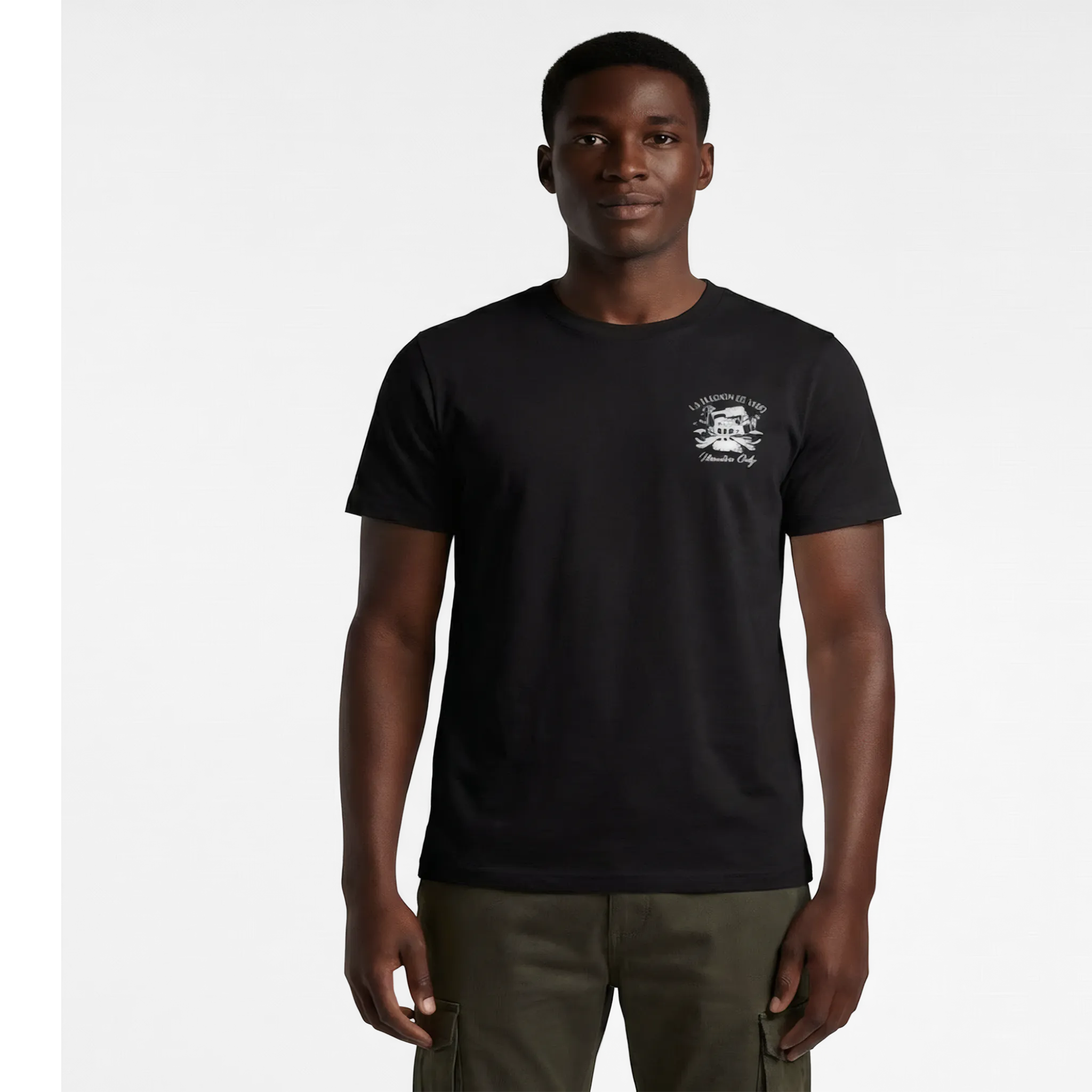 LA MAISON MEN'S T-SHIRT - BLACK