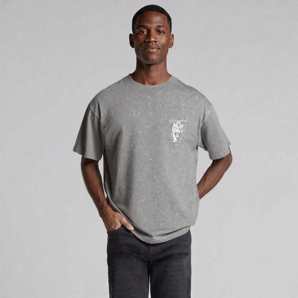 UNLEASHED MEN'S T-SHIRT - GREY STONE