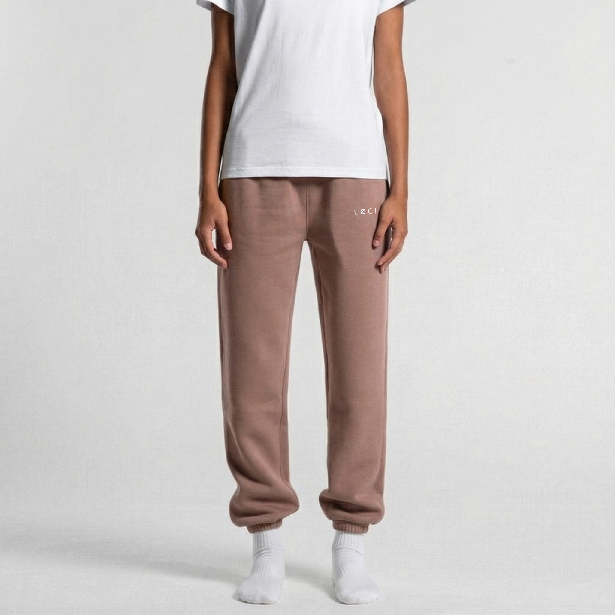 BASE WOMEN'S SWEATPANTS - HAZY PINK