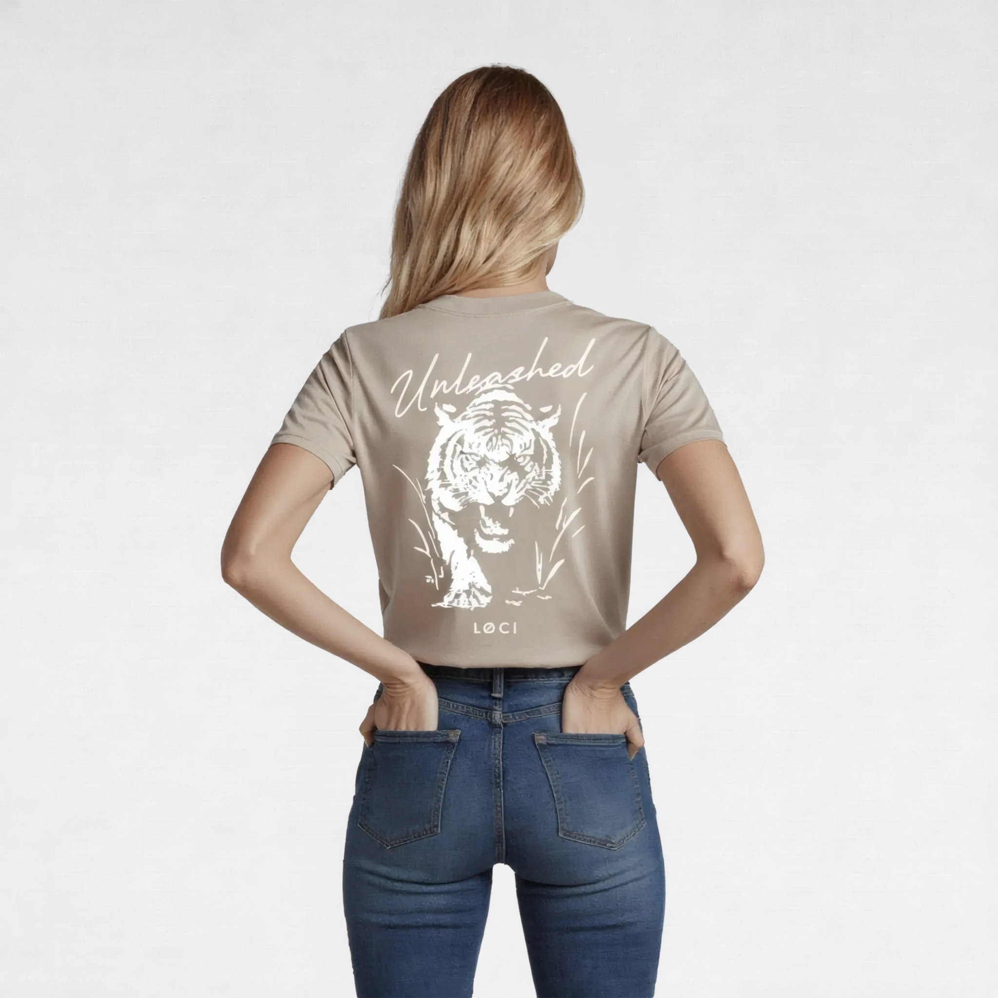 UNLEASHED WOMEN'S T-SHIRT - VINTAGE BONE