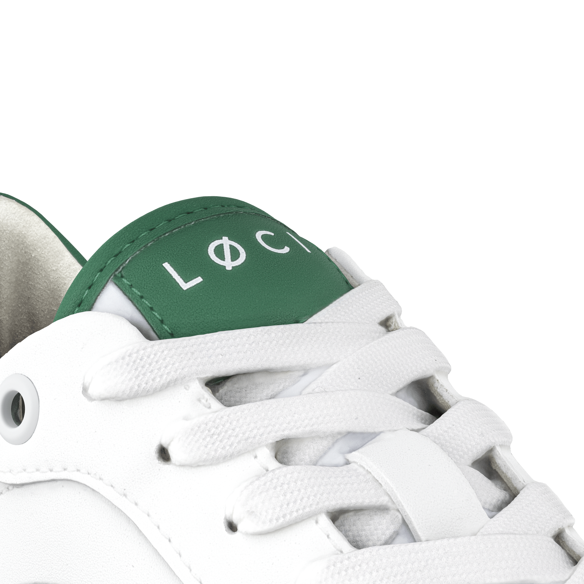 LOCI Neo White Green Cream Women s Vegan Sneakers US 8 Bio Leather Shoes