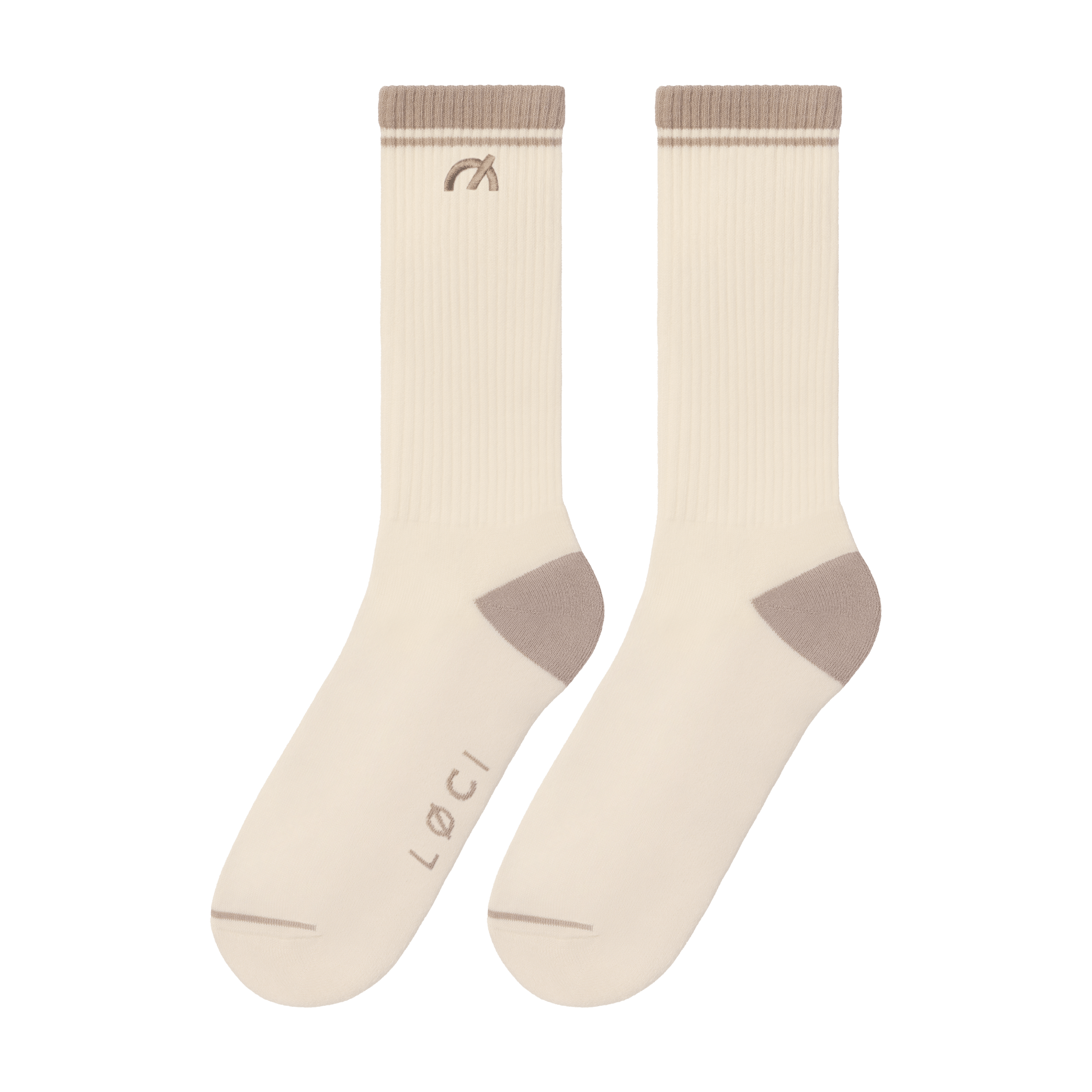 Stripe Cushioned Crew Socks - LØCI US